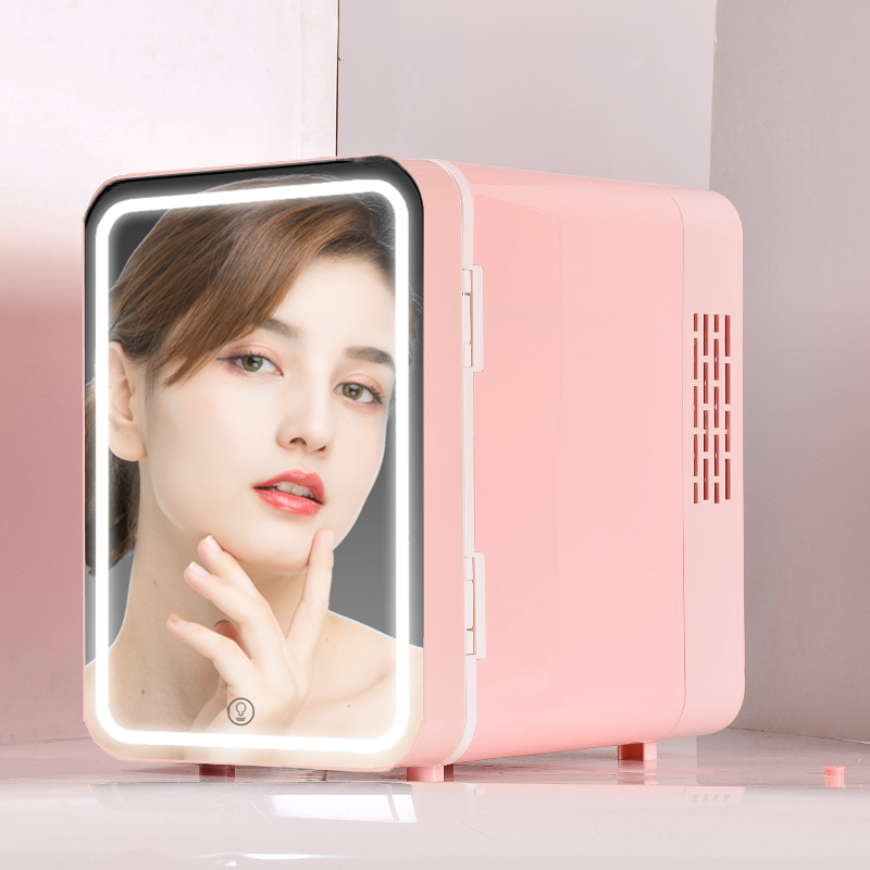 77035924-Liter Mini Fridge with LED Mirror