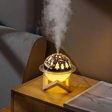 7703378  Moon Starry Night Lamp Projector Humidifier