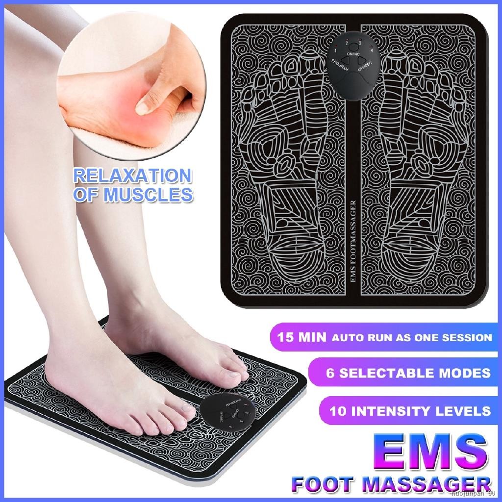 7703364Electric EMS Foot Massage Pad