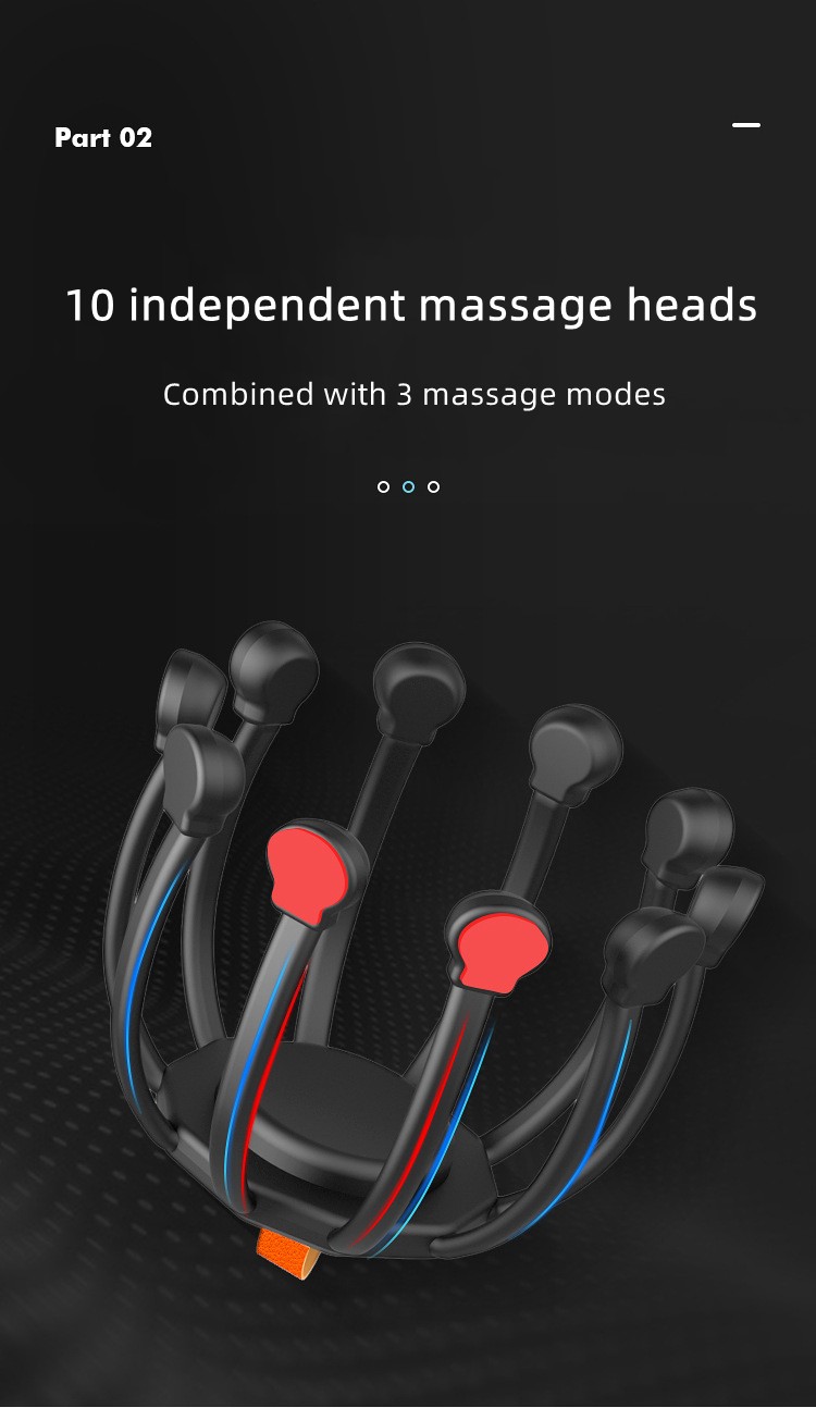 7703371Multi-dimensional Head Massager
