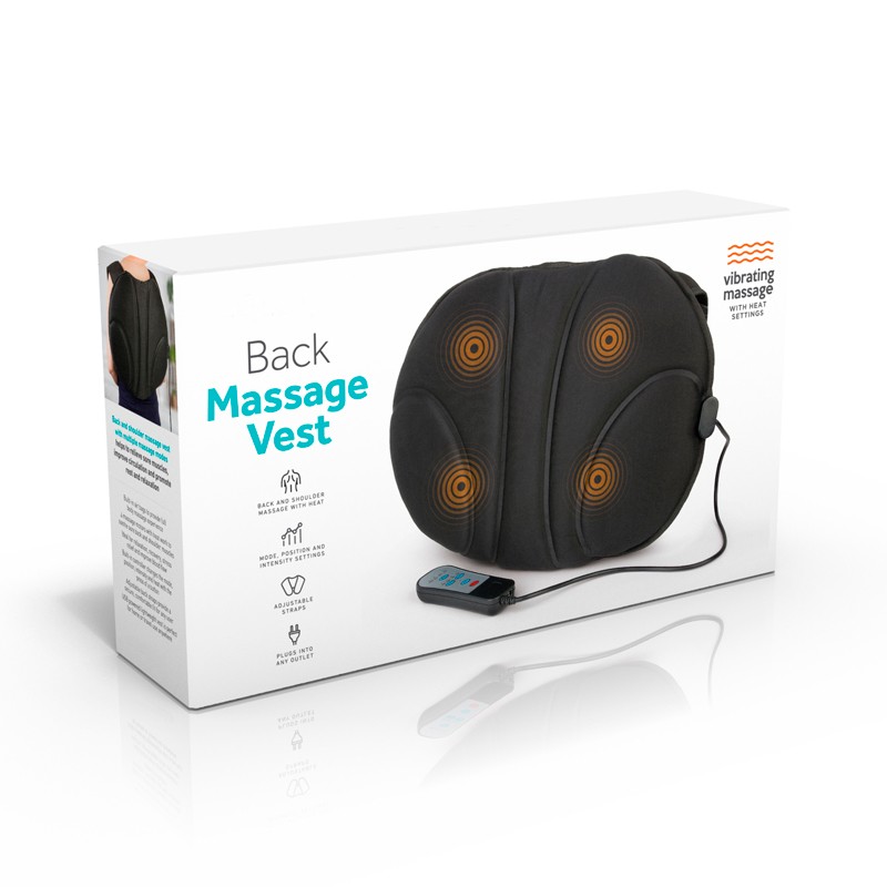 7703363Electronic Shiatsu Comfort Massage Vest