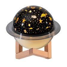 7703378  Moon Starry Night Lamp Projector Humidifier
