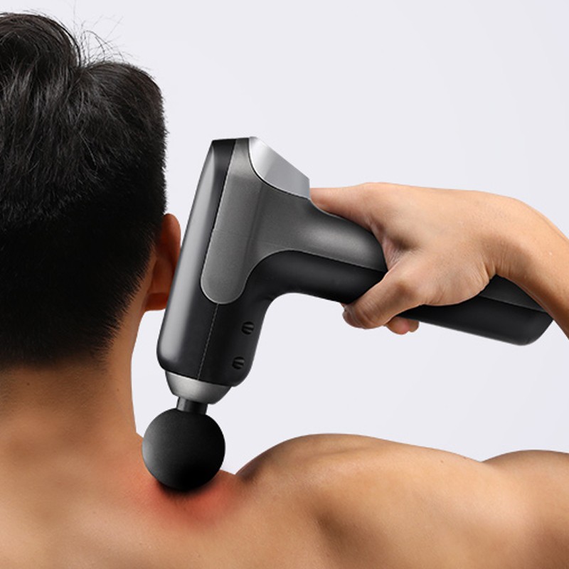 7712346  Deep Tissue Massage Gun with 16 Heads