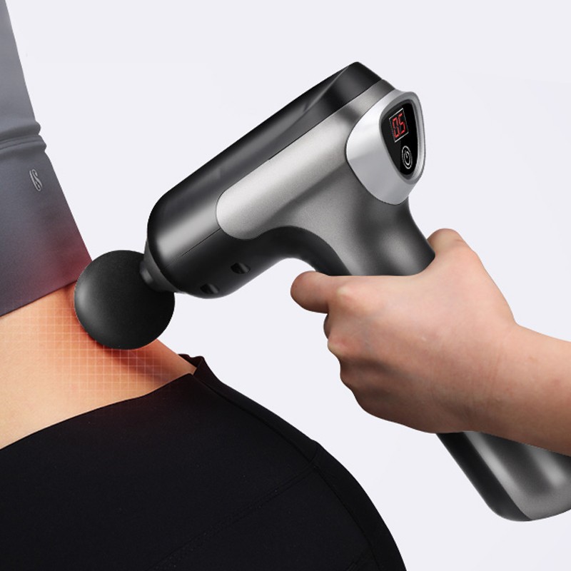 7712346  Deep Tissue Massage Gun with 16 Heads