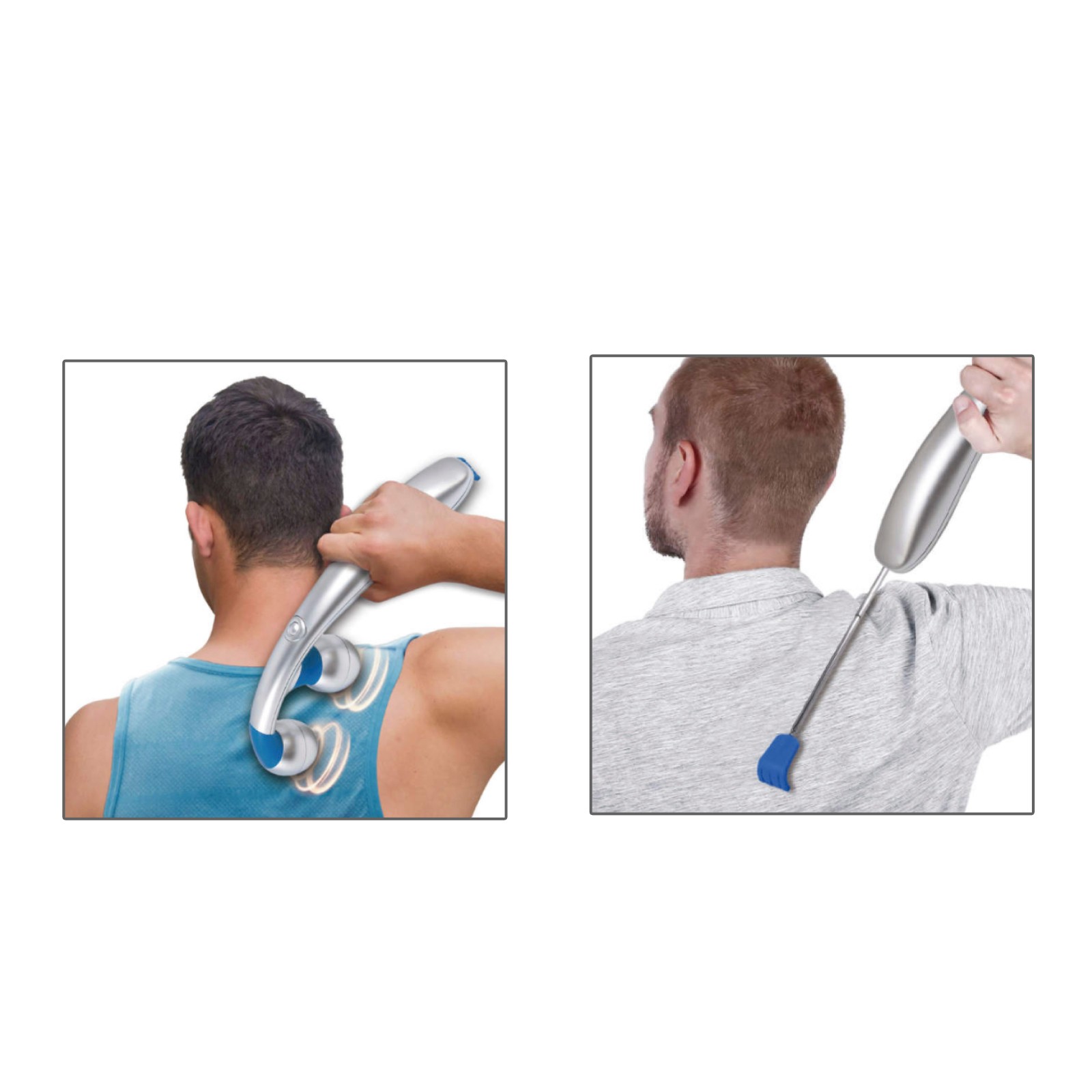 7713075    2-in-1 Back Scratcher & Massager