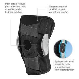 7703973 Adjustable Hinged Knee Brace